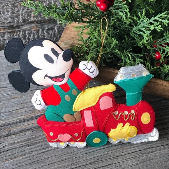 Vintage Mickey Christmas ornament Vtg Mickey Mouse Xmas tree decoration Disney❤️ - Picture 3 of 8